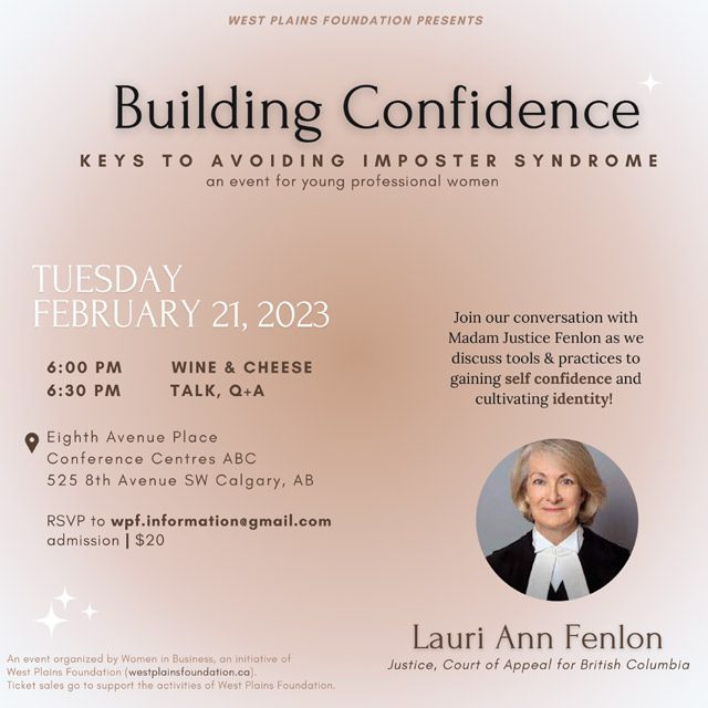 Building Confidence – Keys to Avoiding Imposter Syndrome – February 21